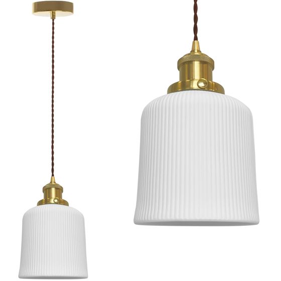 TOOLIGHT hängande taklampa APP1173 Vit 14x14x21,5cm