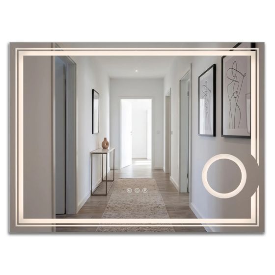 REA spegel Haven 60x80 LED Transparent 2x80x60cm