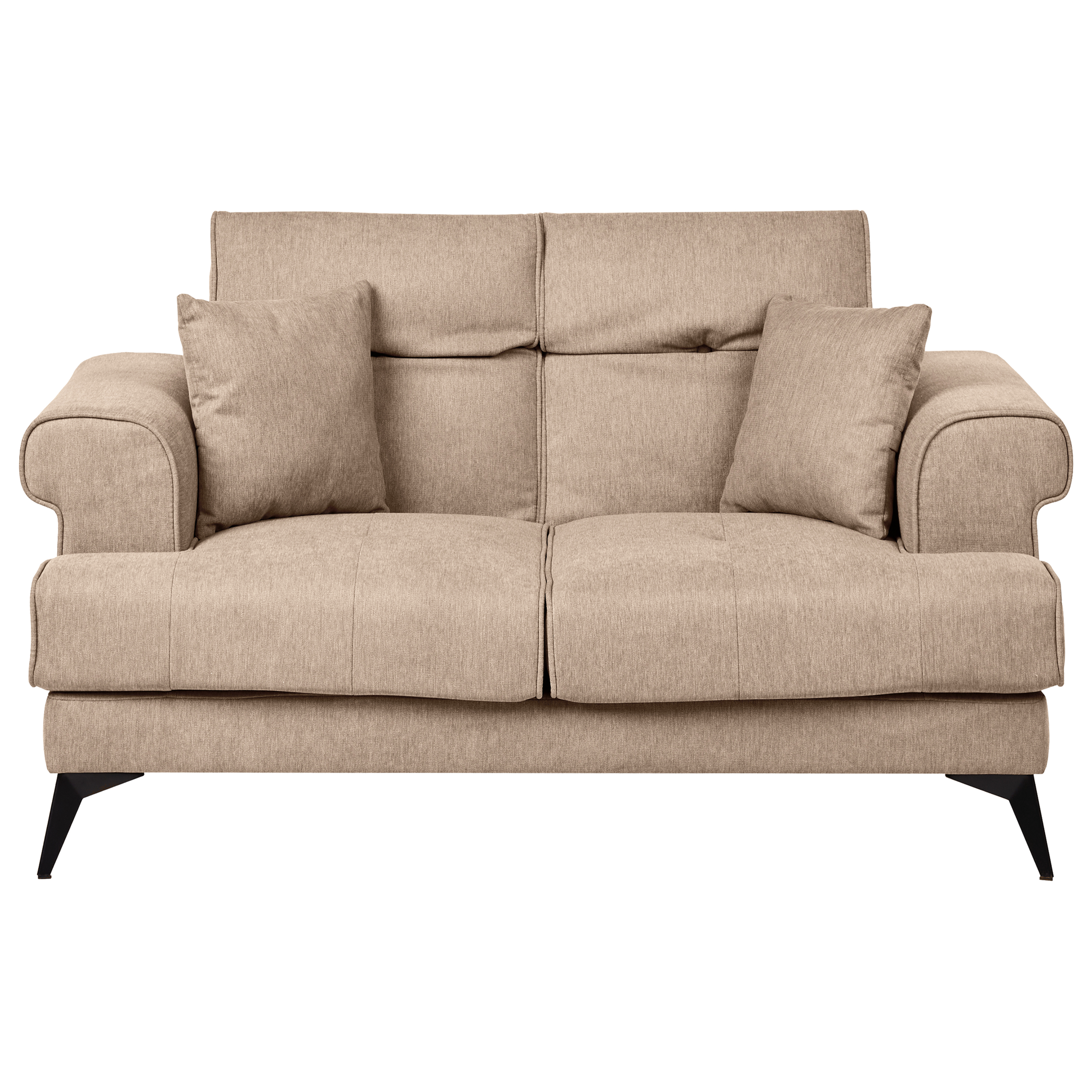 Soffa 2-sits SKIVE Ljusbrun