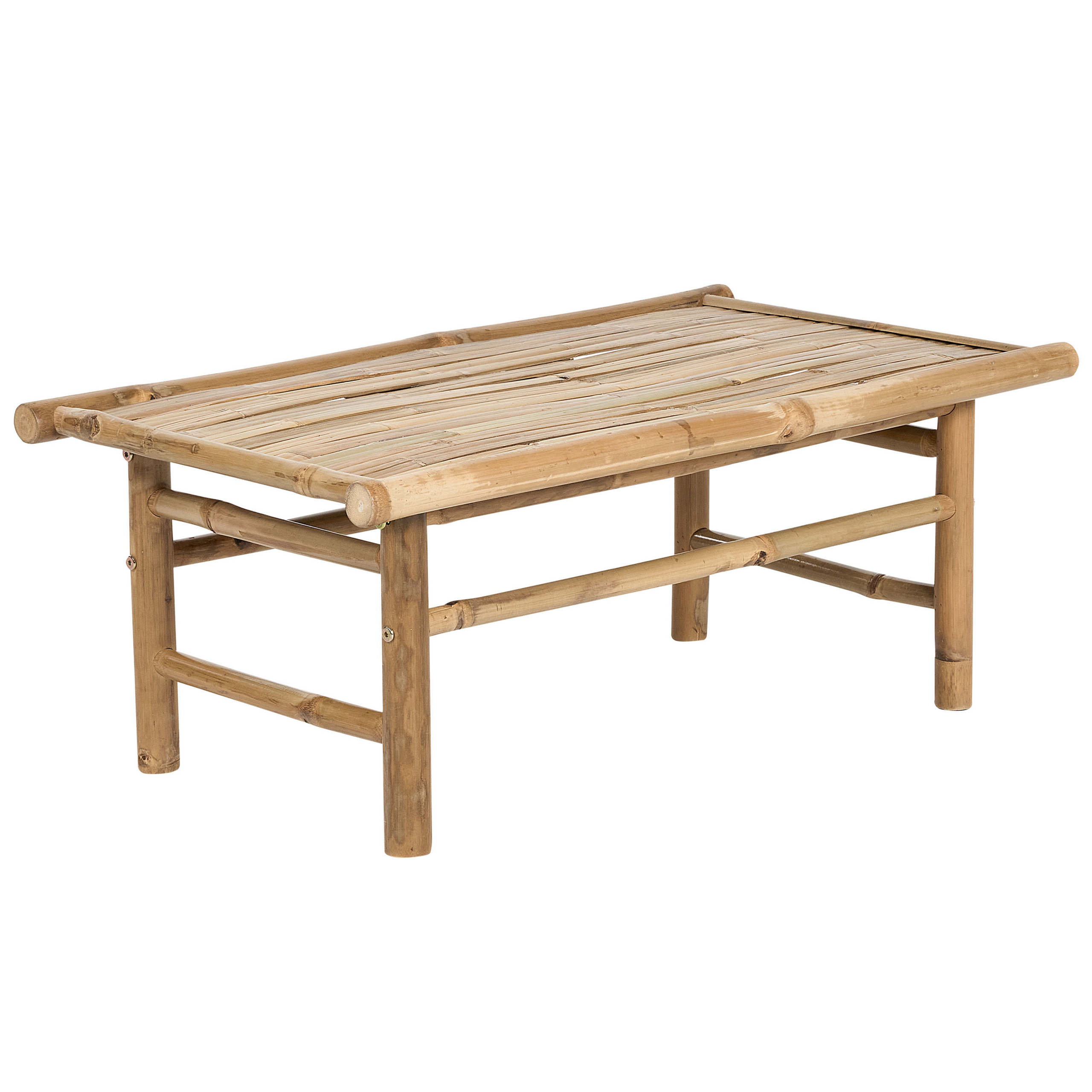Trädgårdssoffbord TODI 45 cm 80 cm Bambu Brun