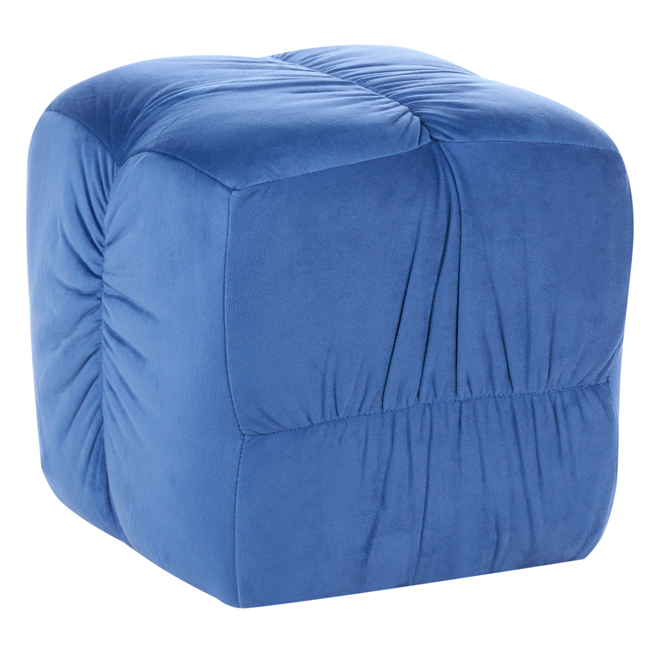 Sittpuff TURLEY Sammet Blå