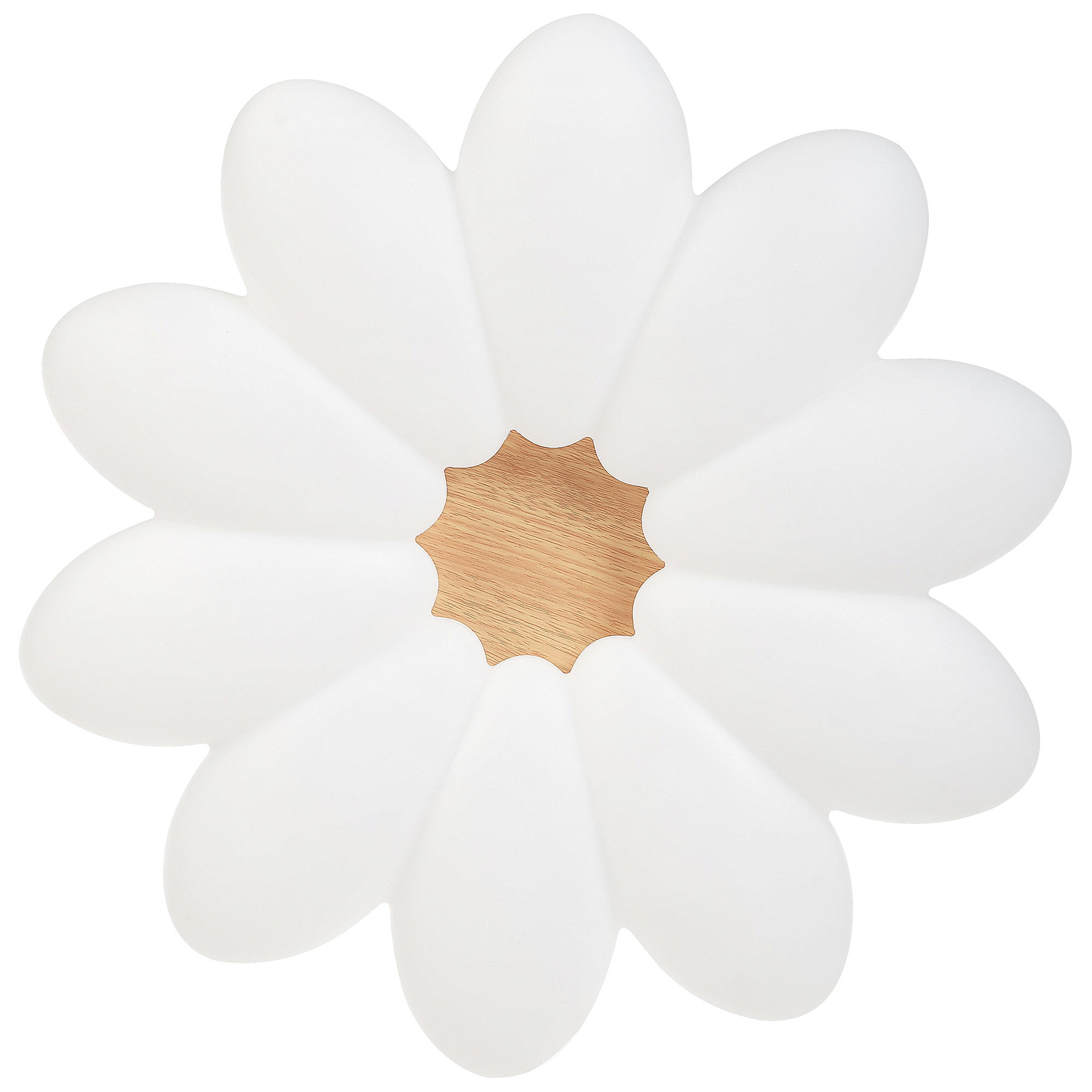 LED-taklampa Blomma TINAU Vit