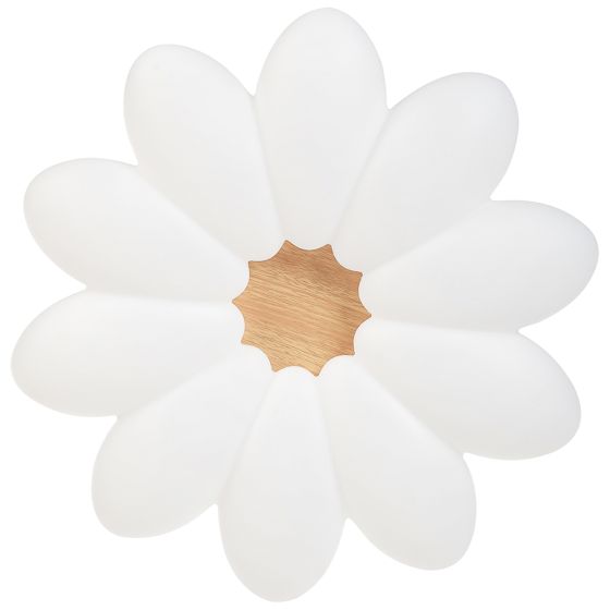 LED-taklampa Blomma TINAU Vit
