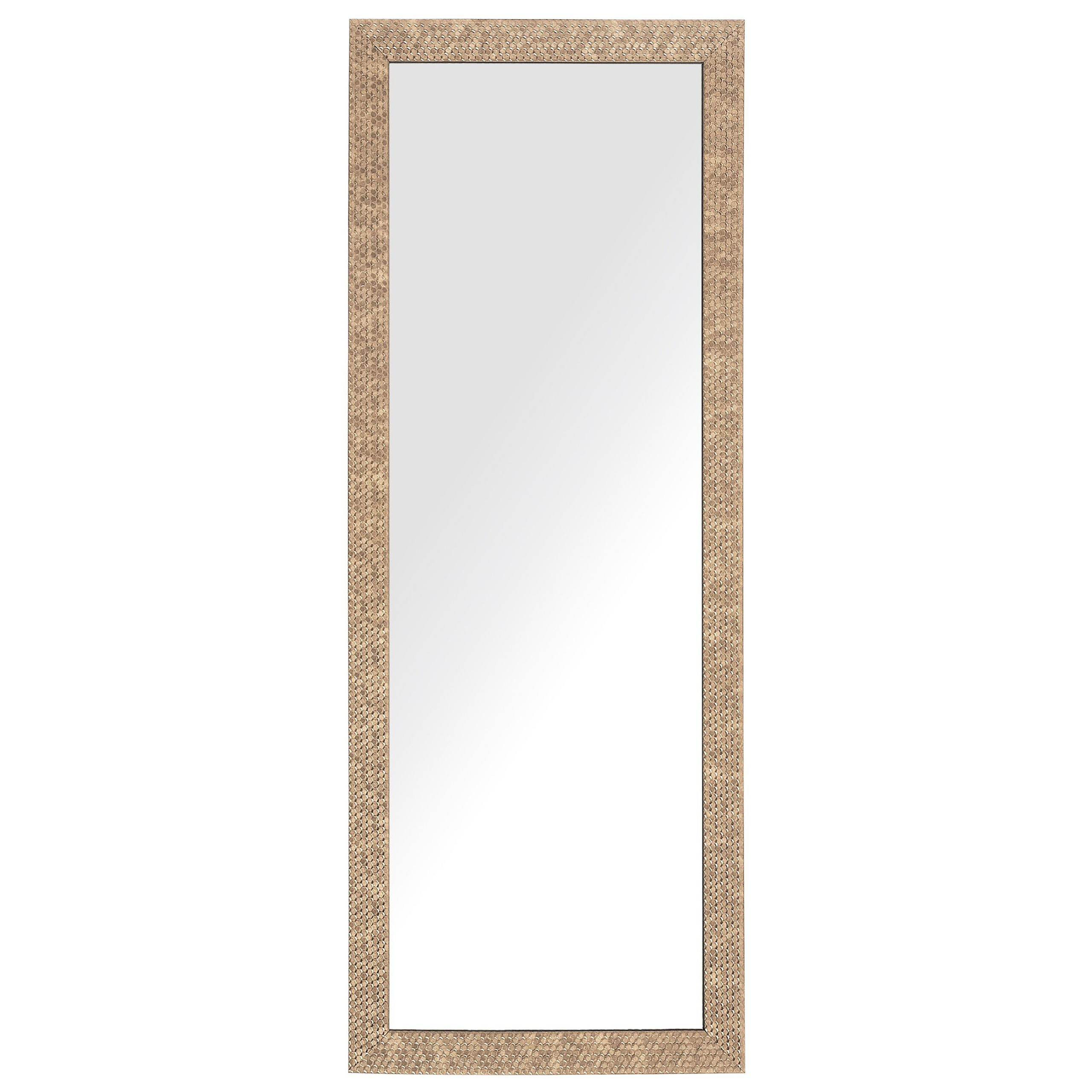 Väggspegel AJACCIO 50 cm 130 cm Mässing