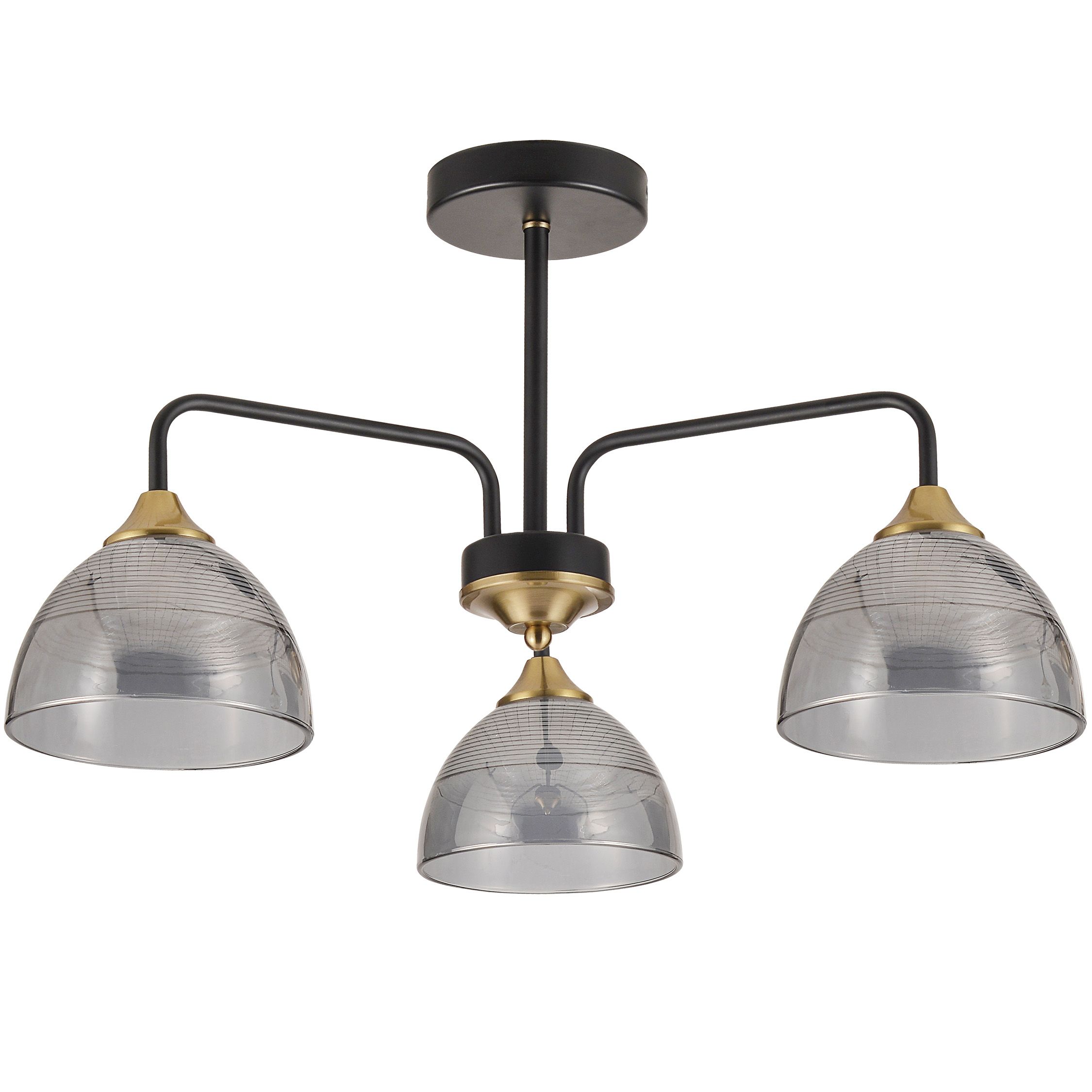 TOOLIGHT hängande taklampa G084-3C Svart/Grå 54x54x30cm
