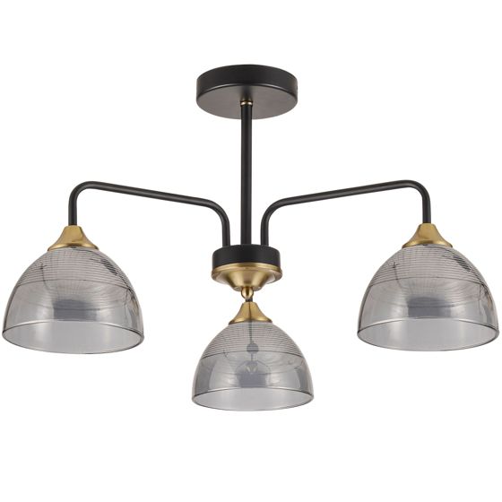 TOOLIGHT hängande taklampa G084-3C Svart/Grå 54x54x30cm