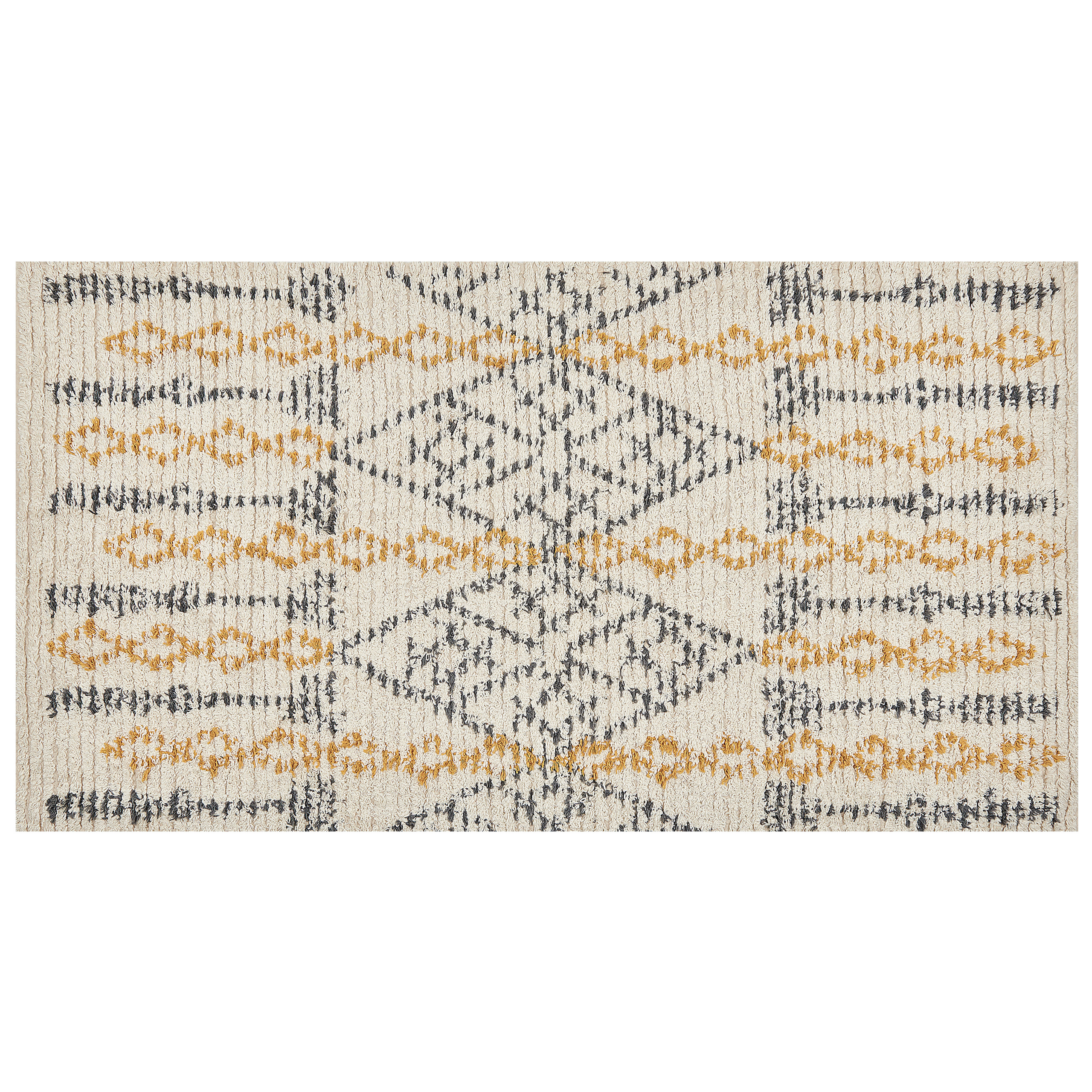 Matta KADAPA Beige 80 x 150 cm Bomull