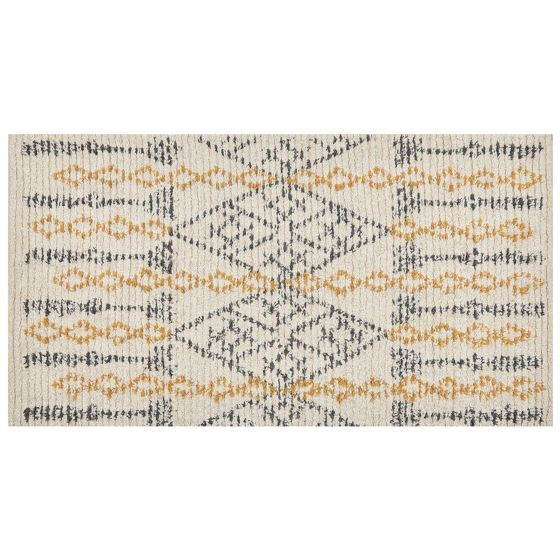Matta KADAPA Beige 80 x 150 cm Bomull