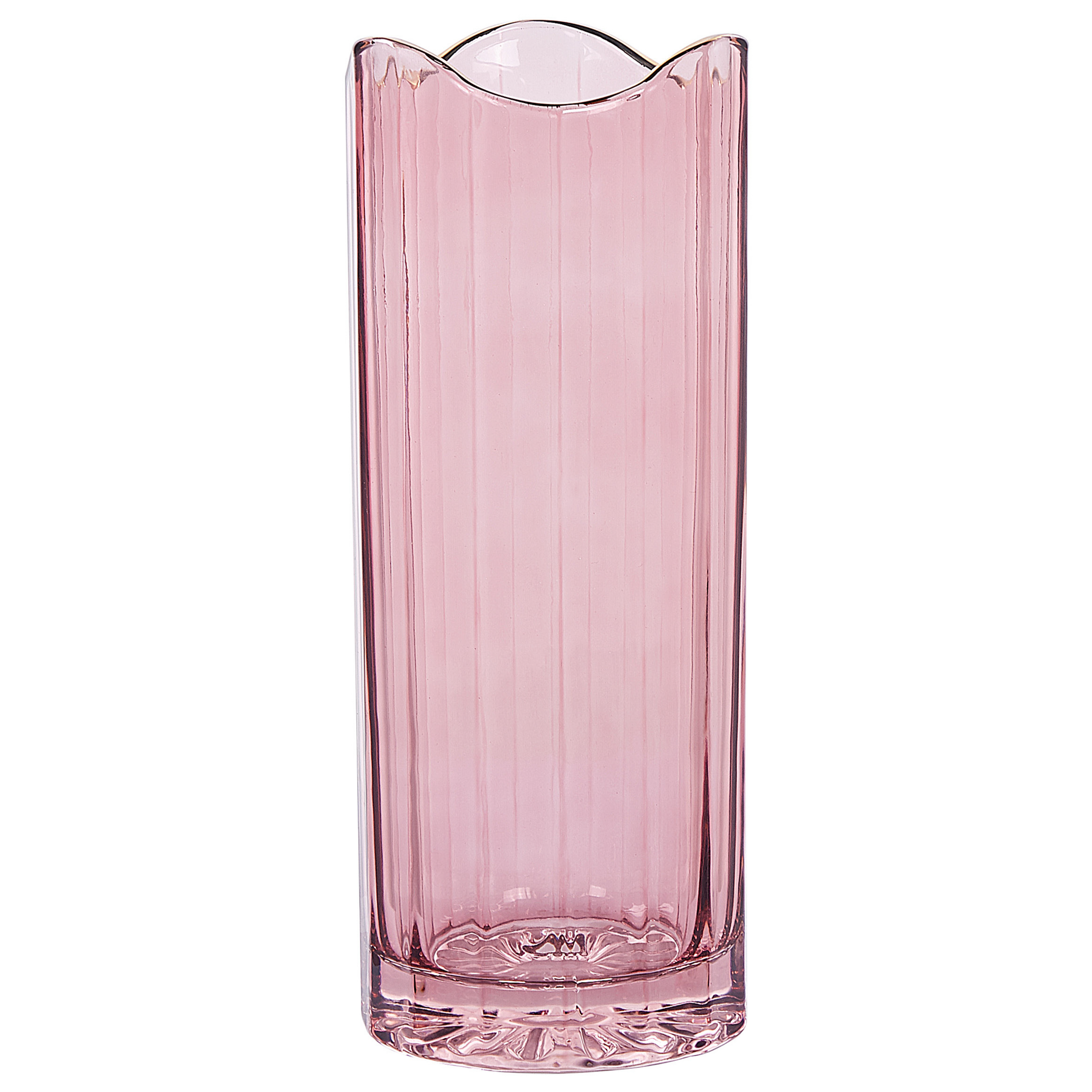 Blomvas PERDIKI 30 cm Glas Rosa