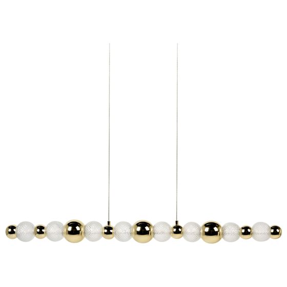 LED-pendellampa SORA Glas Guld