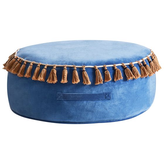 Sittpuff GOTHA Sammet Blå