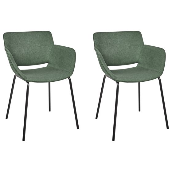 Set med 2 matstolar AXTEL Grön