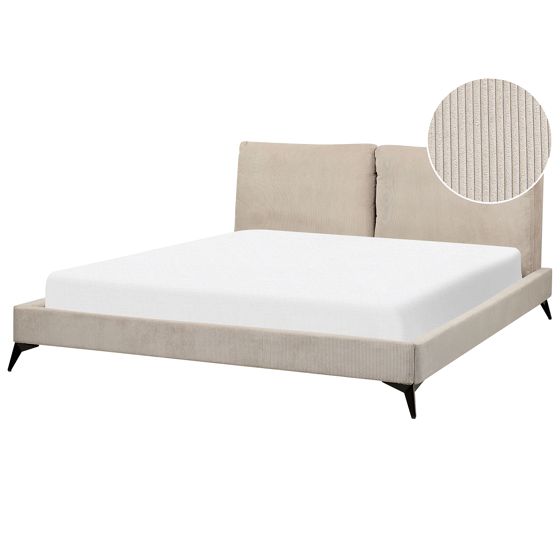 Säng med lamellram Manchester MELLE 180 x 200 cm Taupe