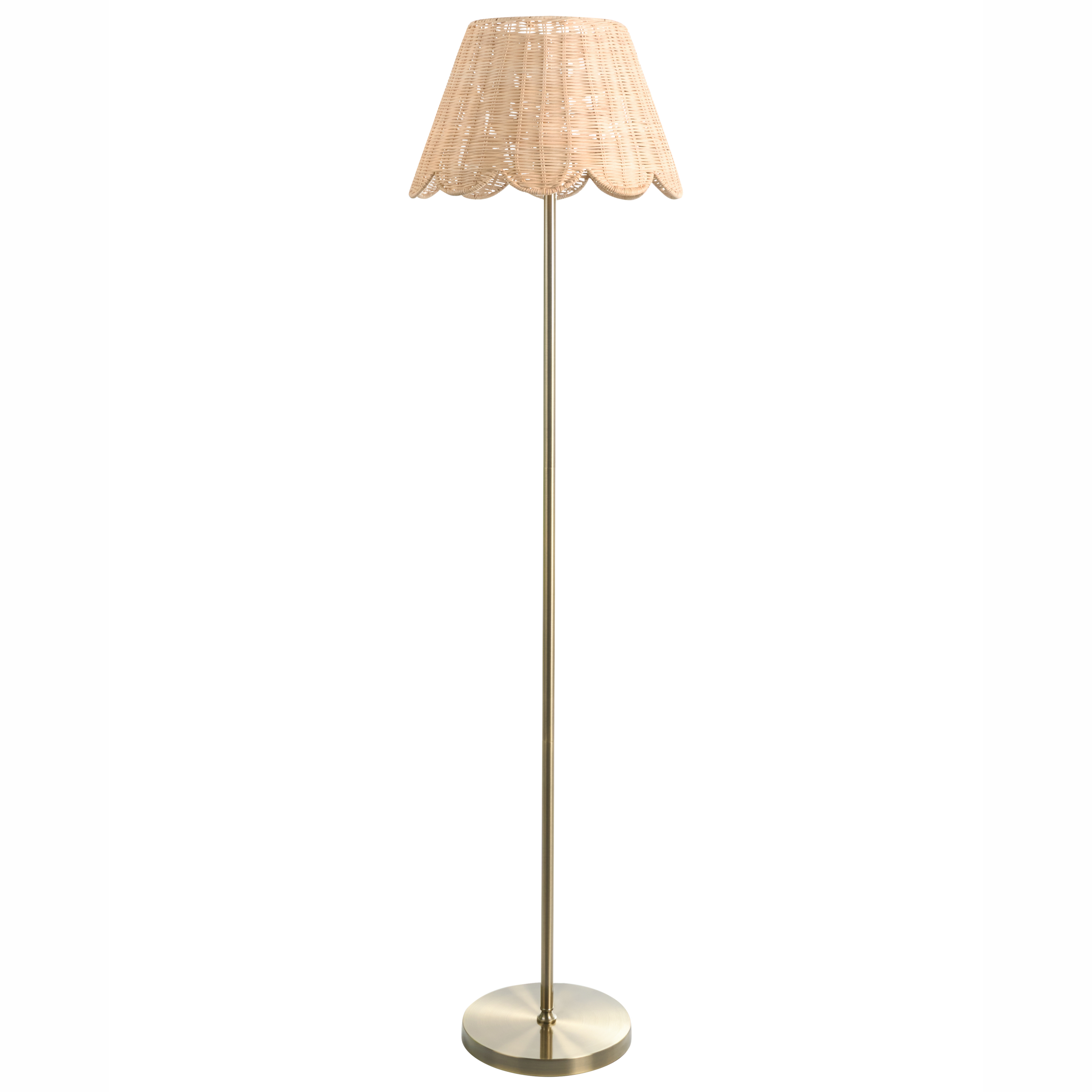 Golvlampa SALM Rotting Naturlig