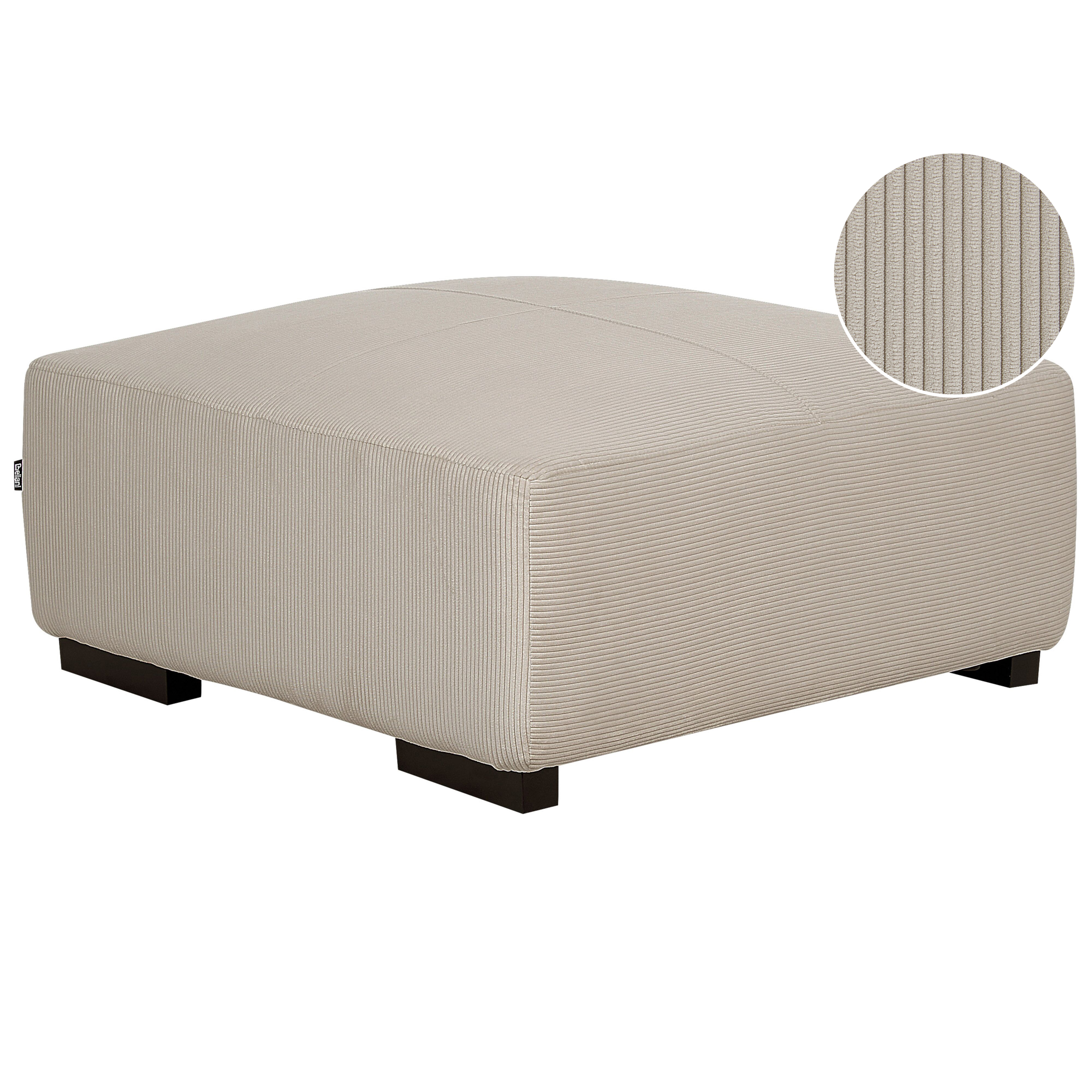 Fotpall LUNGO Manchester Beige
