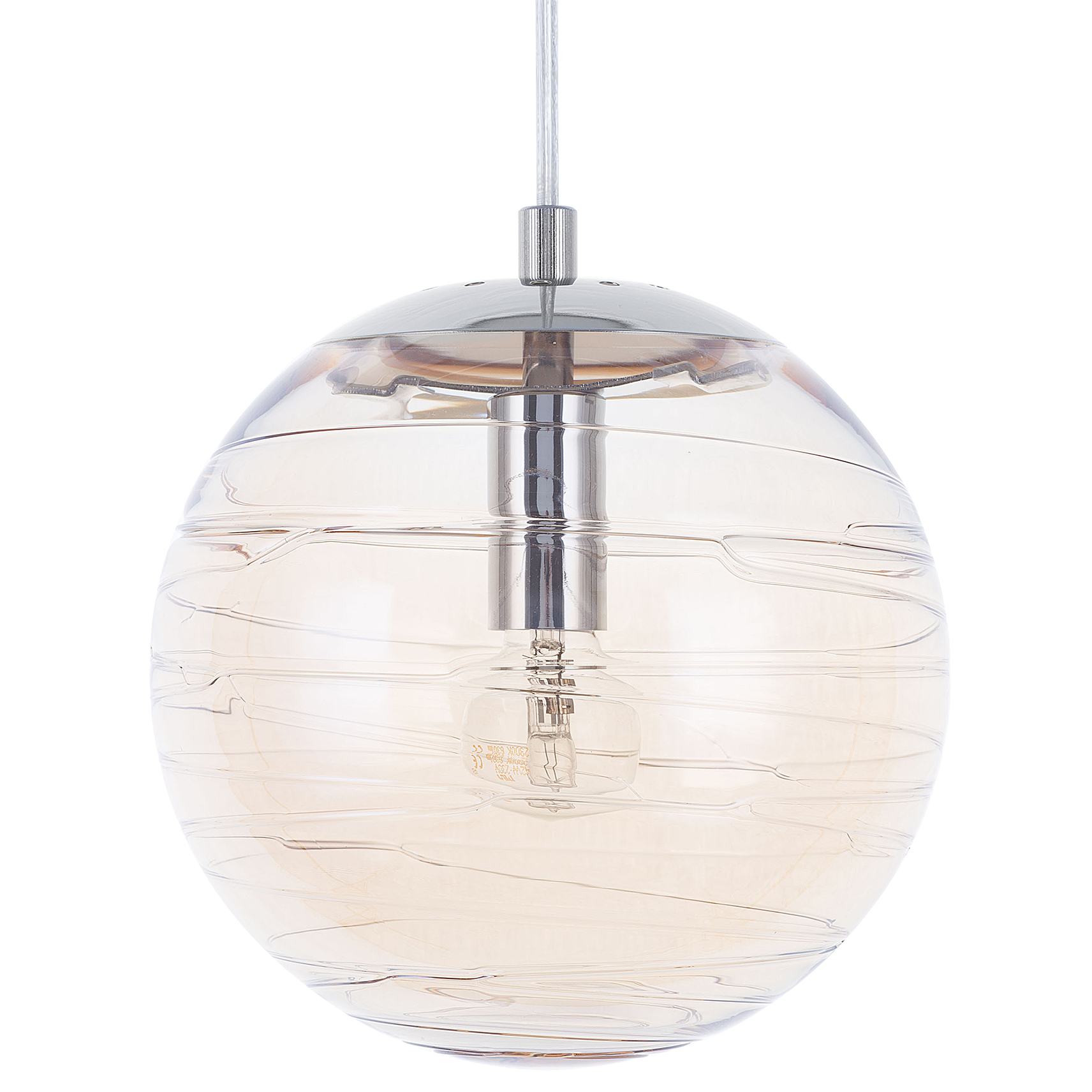 Pendellampa MIRNA Glas Guld