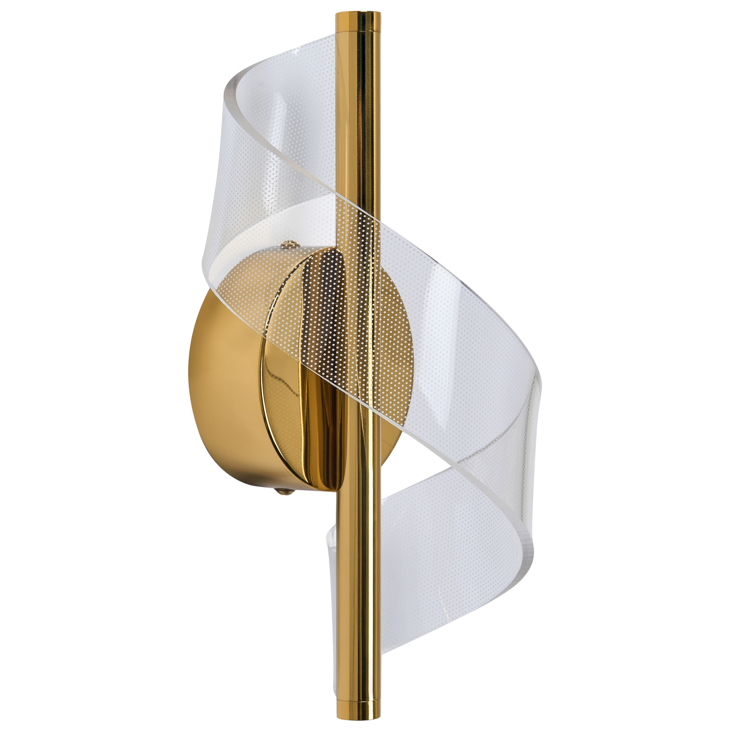 LED-vägglampa SARELA Metall Guld