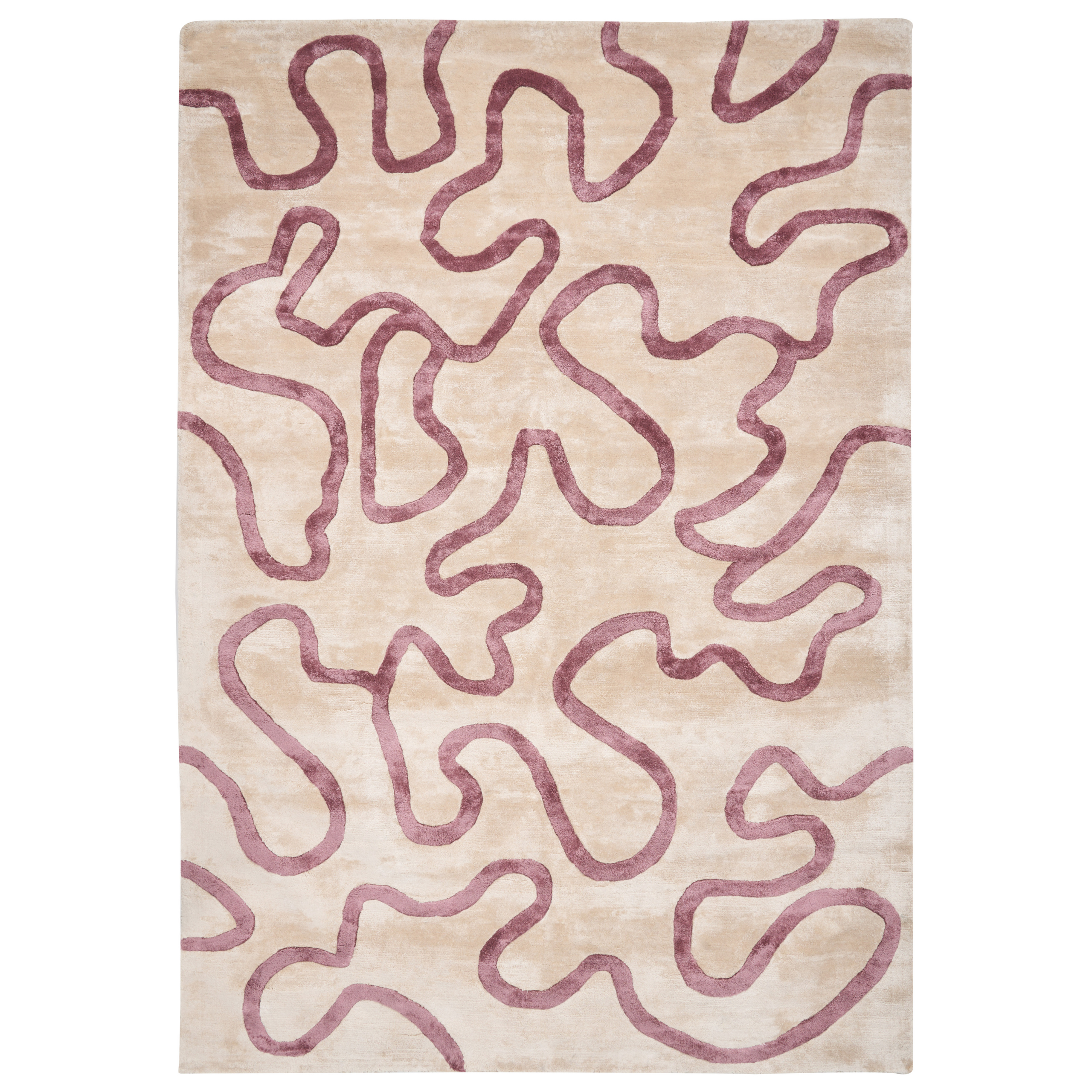 Matta KAPPAR Beige 160 x 230 cm Viskos