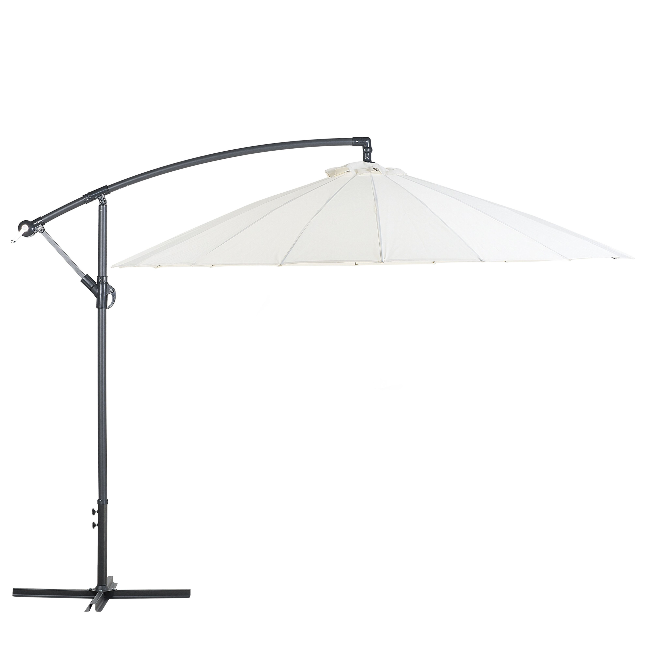 Frihängande parasoll 268 cm CALABRIA II Ljusbeige