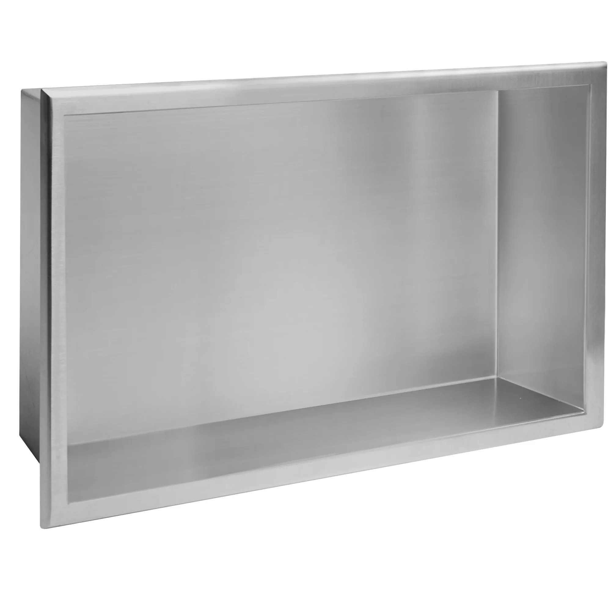 REA Inbyggd Badrumshylla 2 30x45x10 Borstat Stål, 10x45x30cm