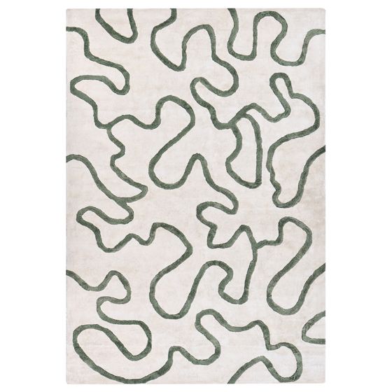 Matta KAPPAR Ljusbeige 160 x 230 cm Viskos
