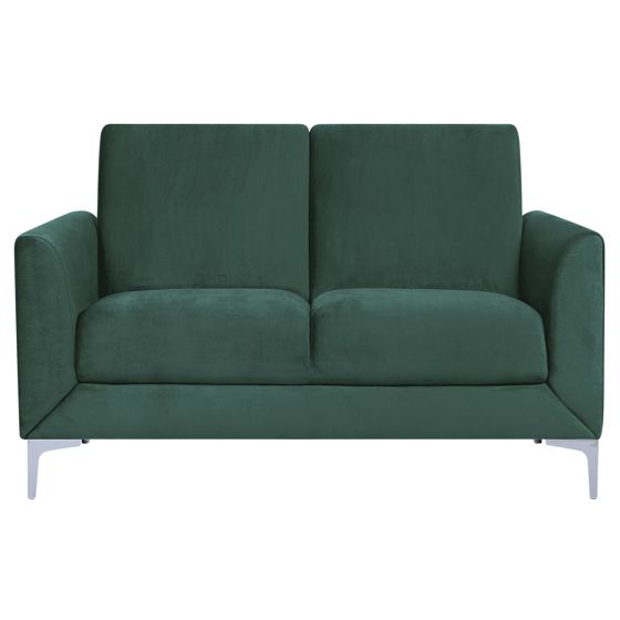 Soffa 2-sits FENES Sammet Mörkgrön