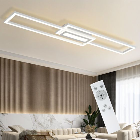 NETTLIFE LED - taklampa, modern, geometrisk, dimbar, taklampa, med fjärrkontroll
