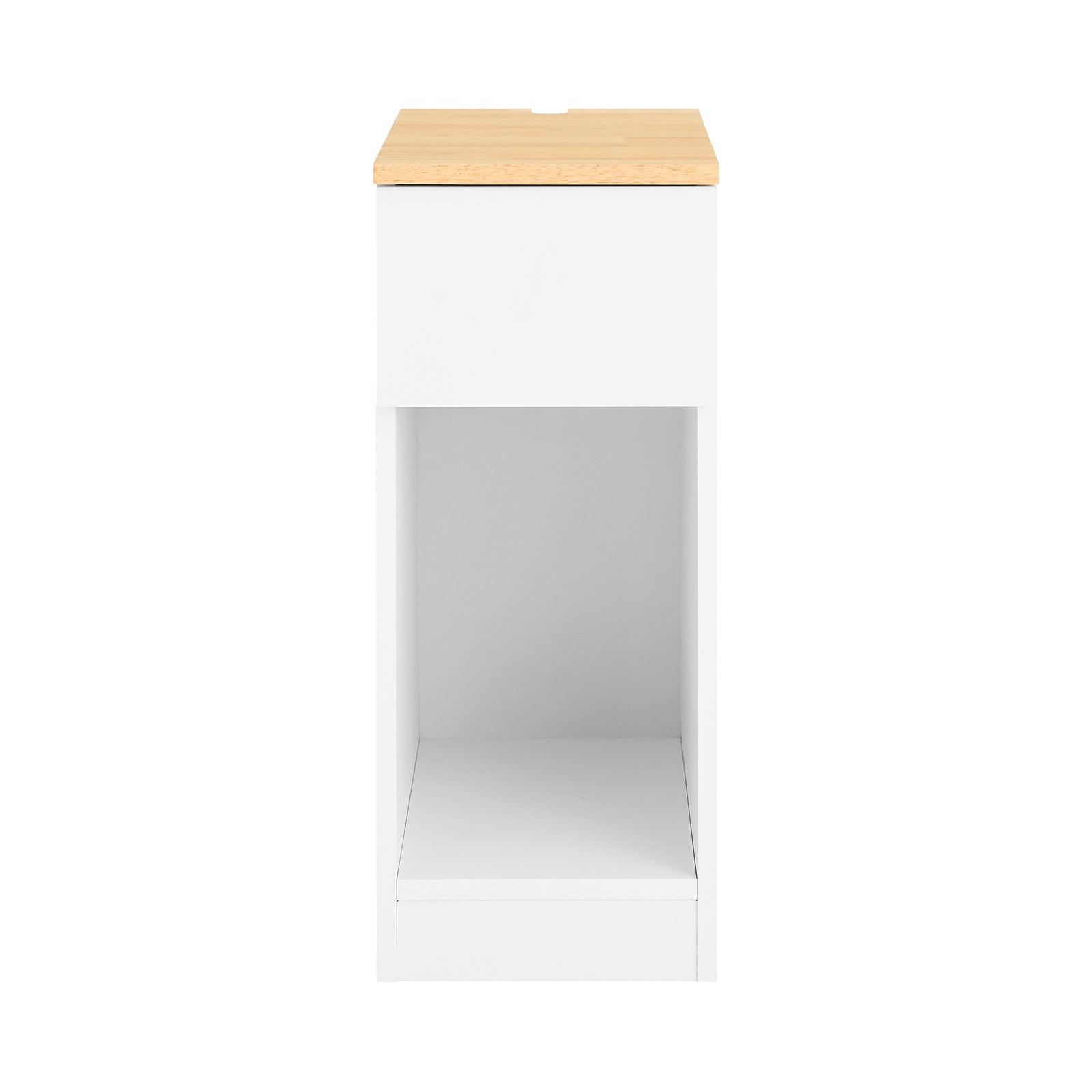 SoBuy Sidobord Förvaringsbord Soffbord Cafébord FBT111-II-WN