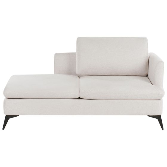 Högervänd schäslong SIEVOZ Ljusbeige