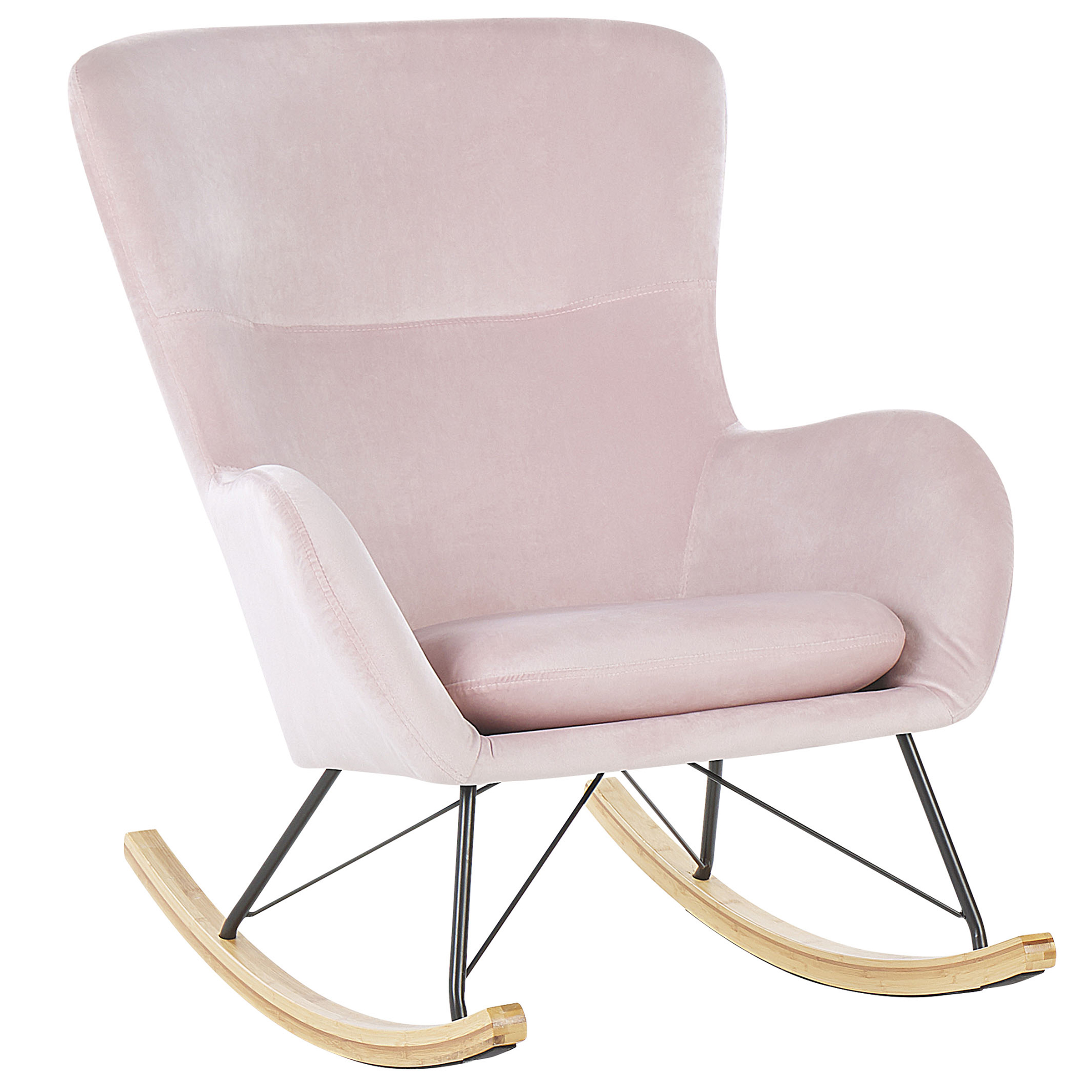 Gungstol ELLAN Sammet Rosa