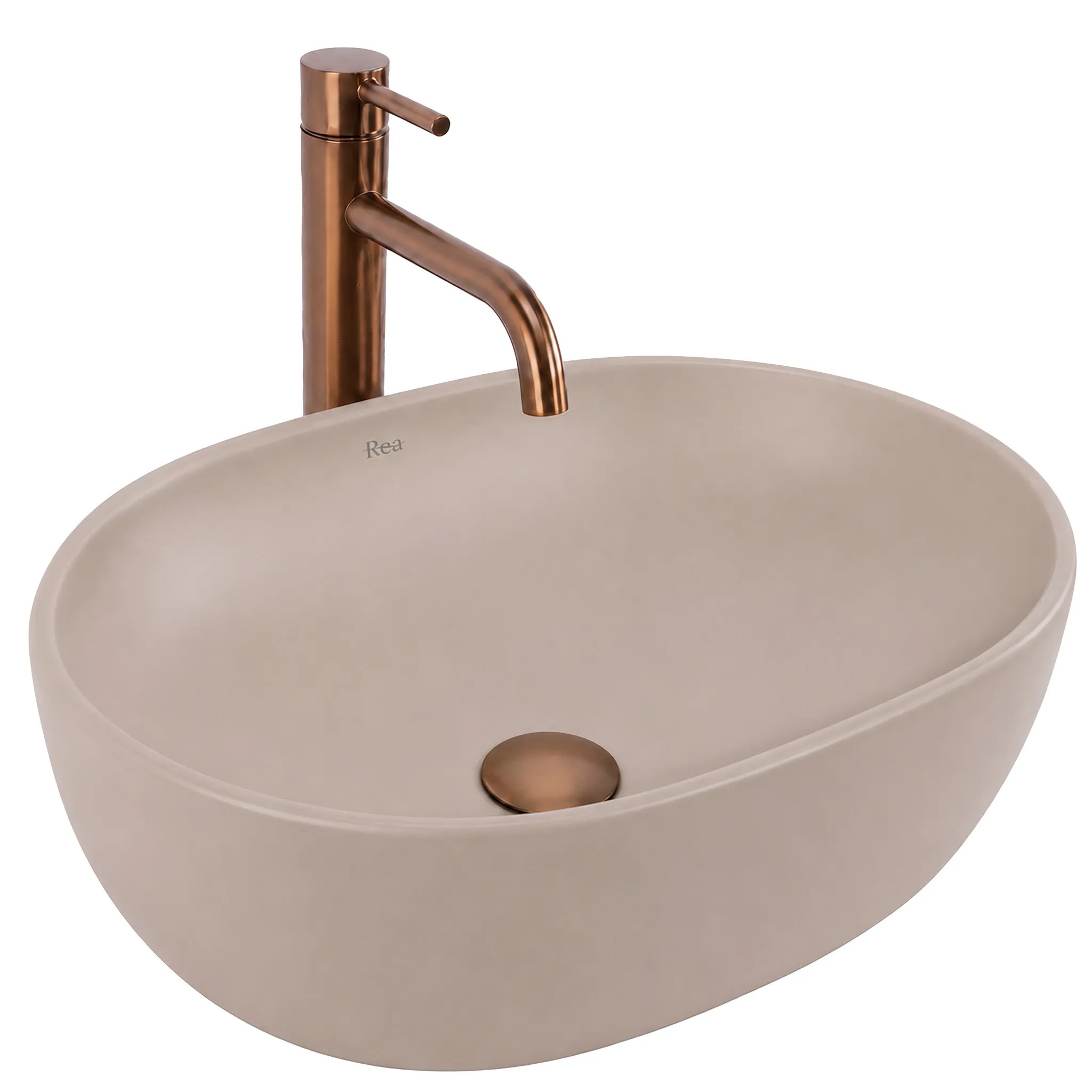 REA Bänkskål Focus Taupe Beige, 38,5x34,5x18,5cm