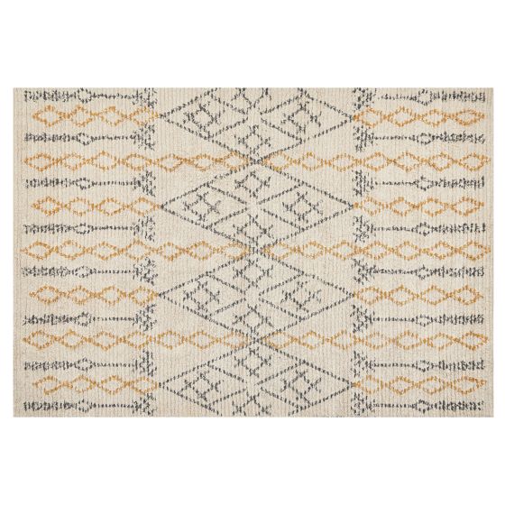 Matta KADAPA Beige 140 x 200 cm Bomull
