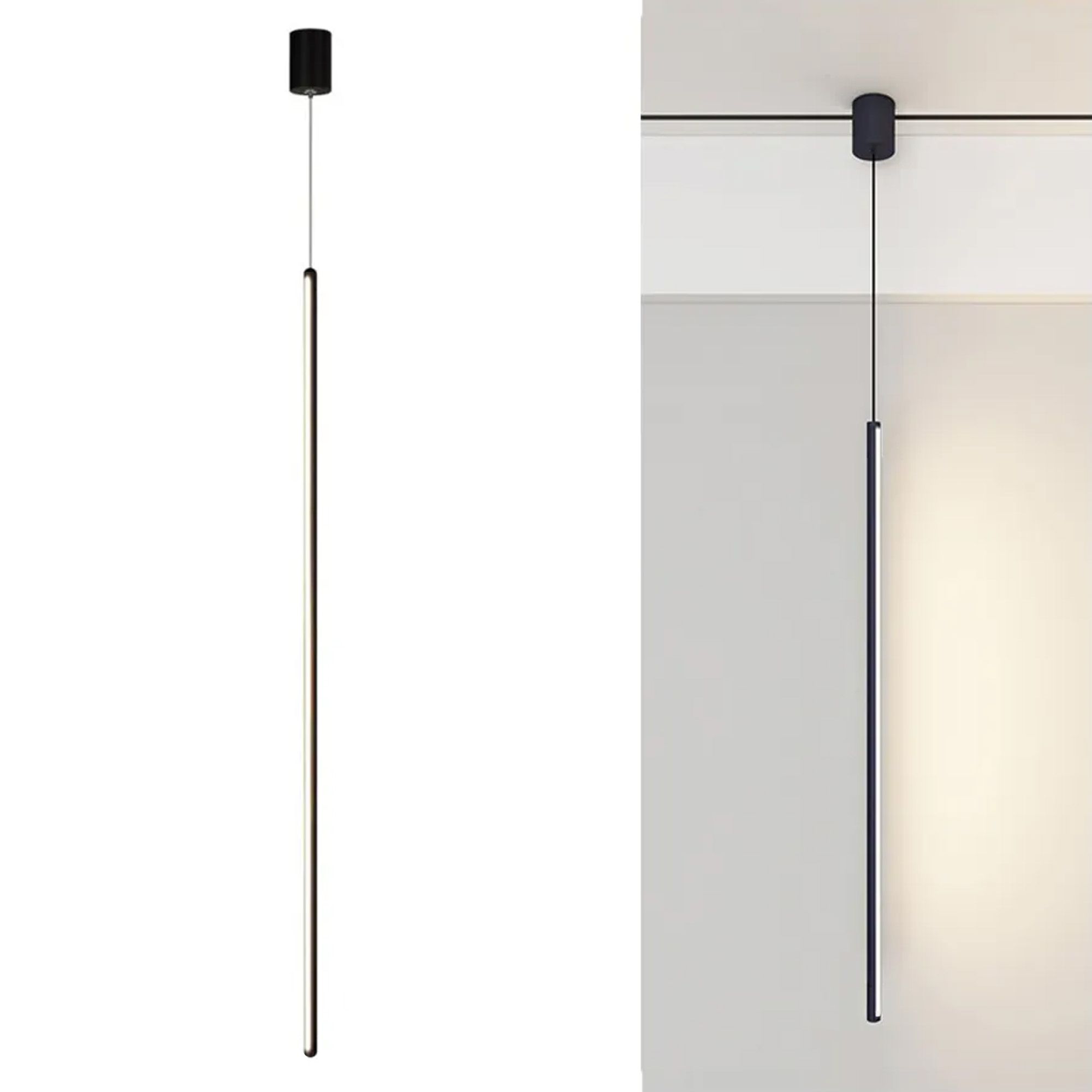 TOOLIGHT hängande taklampa LED APP1449-C 100CM Svart 100x10x100cm
