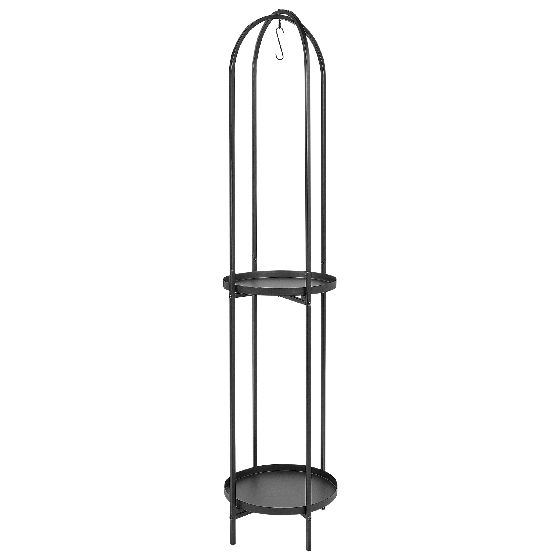 Växtställ TAMARIX 35 cm Metall Svart