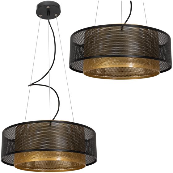 TOOLIGHT hängande taklampa APP1000-CP Svart 15x40x15cm