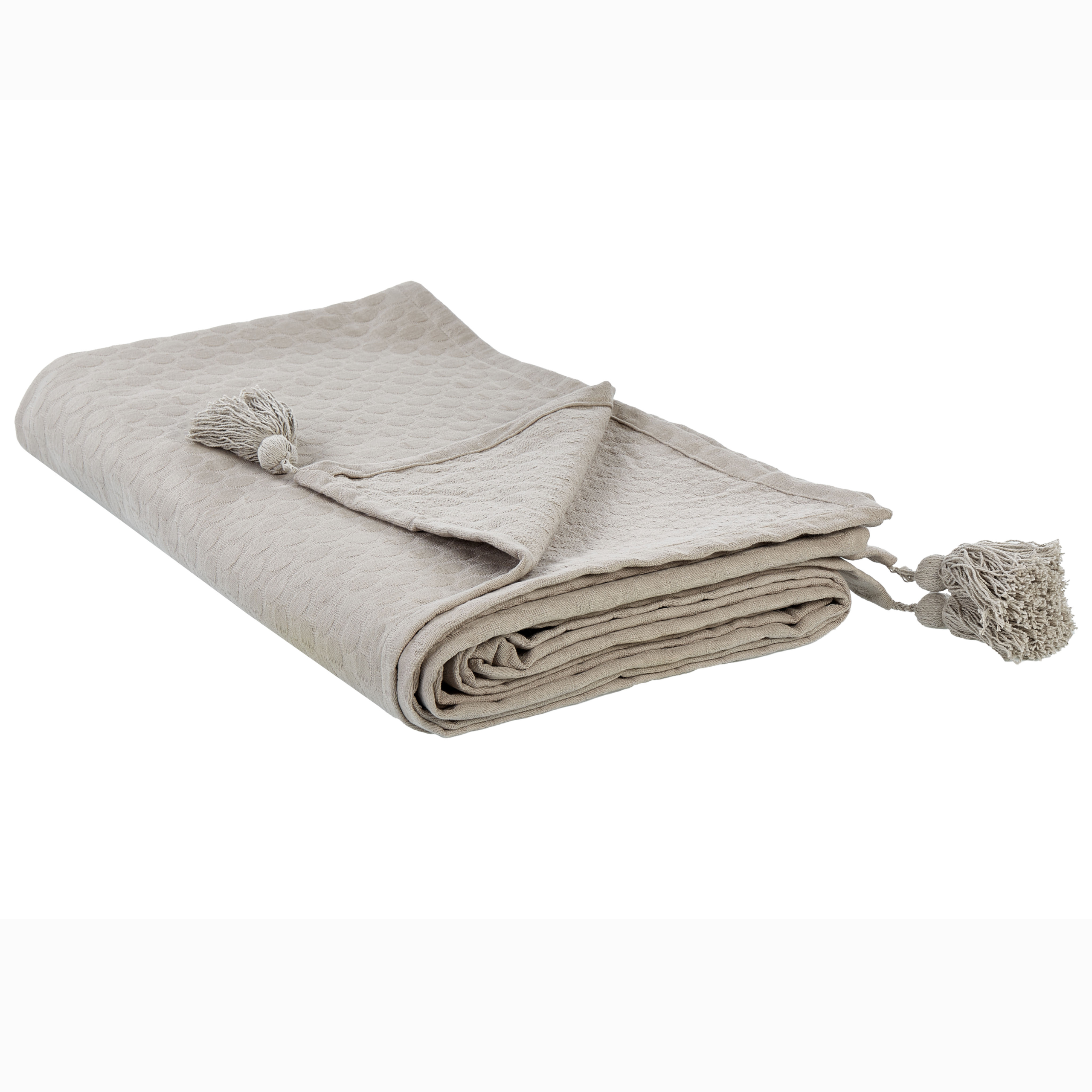 Sängöverkast LINDULA Bomull 150 x 200 cm Taupe