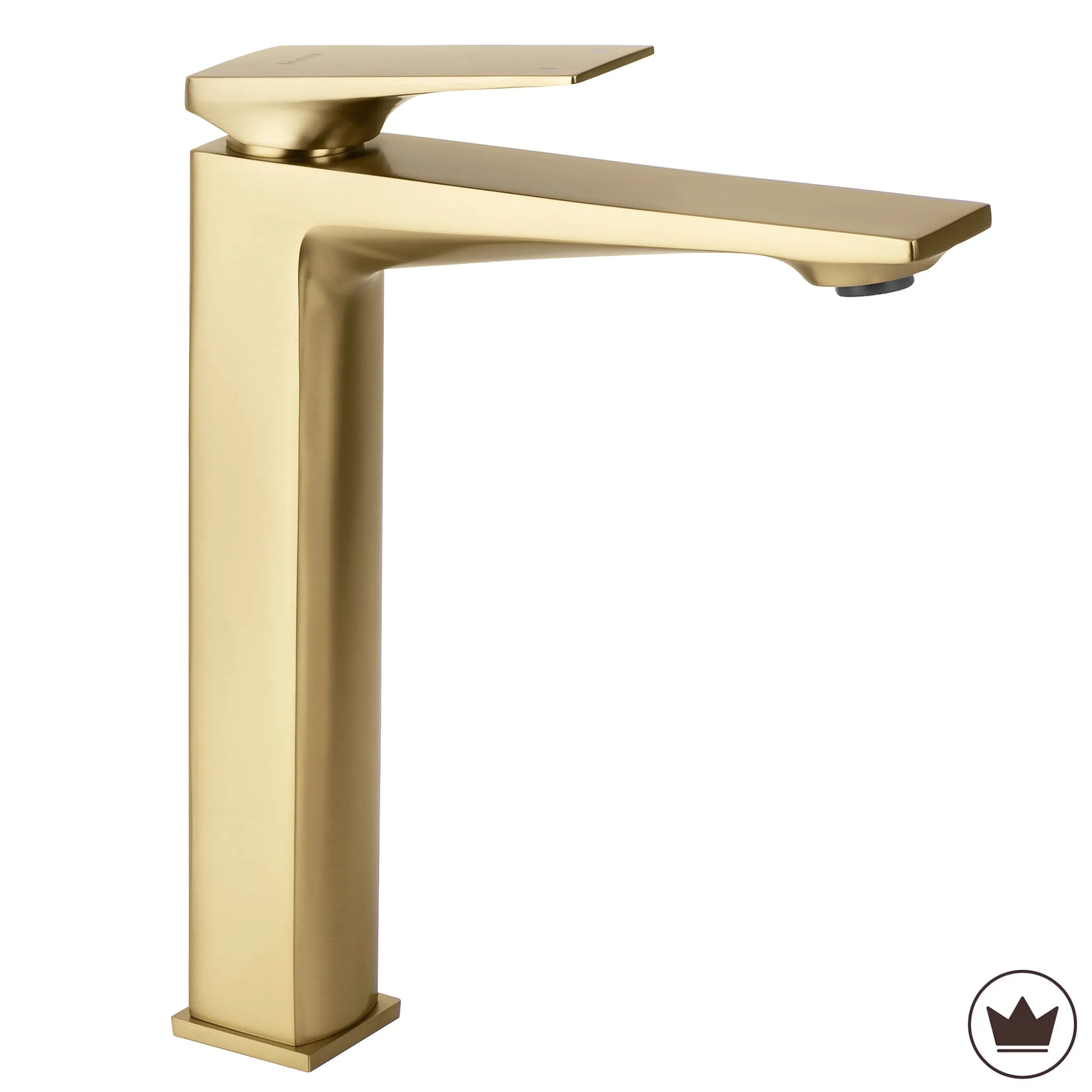 REA Premium Tvättställsblandare Prime Hög Borstat Guld, 15x4,2x26cm