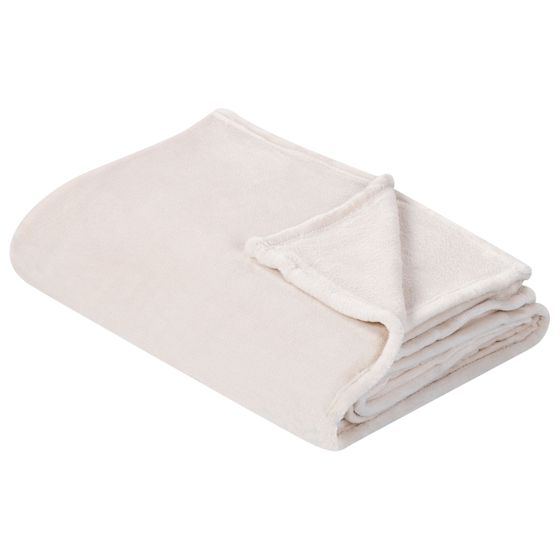 Pläd BAYBURT 200 x 220 cm Off-White