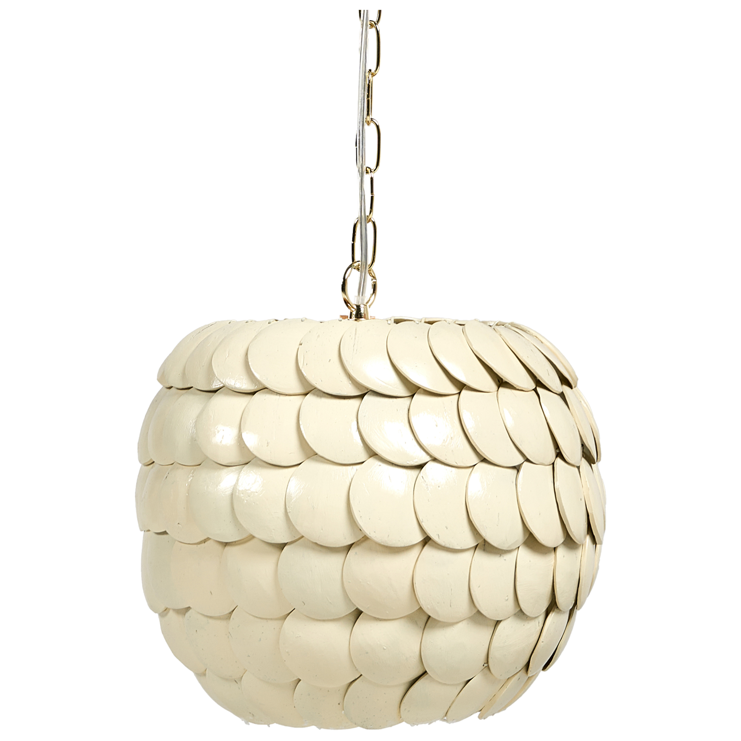 Pendellampa MASKELIYA Kokosnötskal Beige