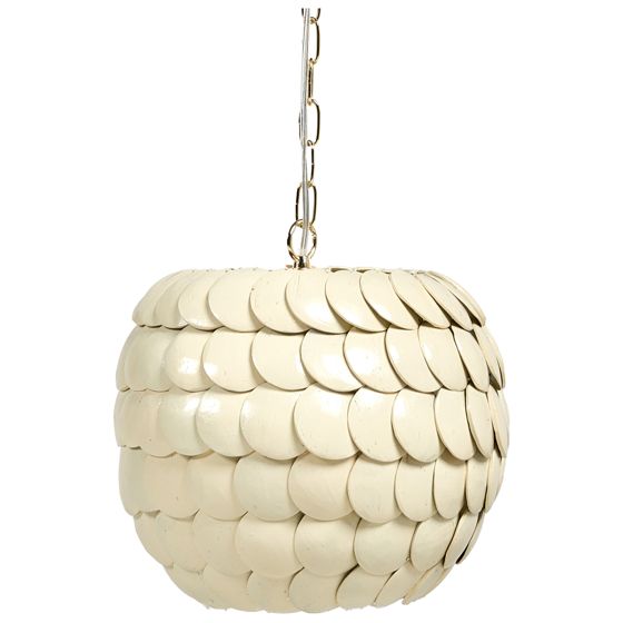 Pendellampa MASKELIYA Kokosnötskal Beige