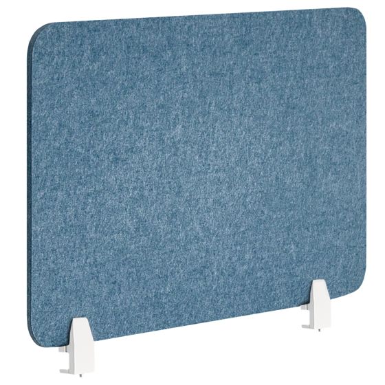 Skiljevägg för skrivbord SPLIT 80 x 50 cm Blå