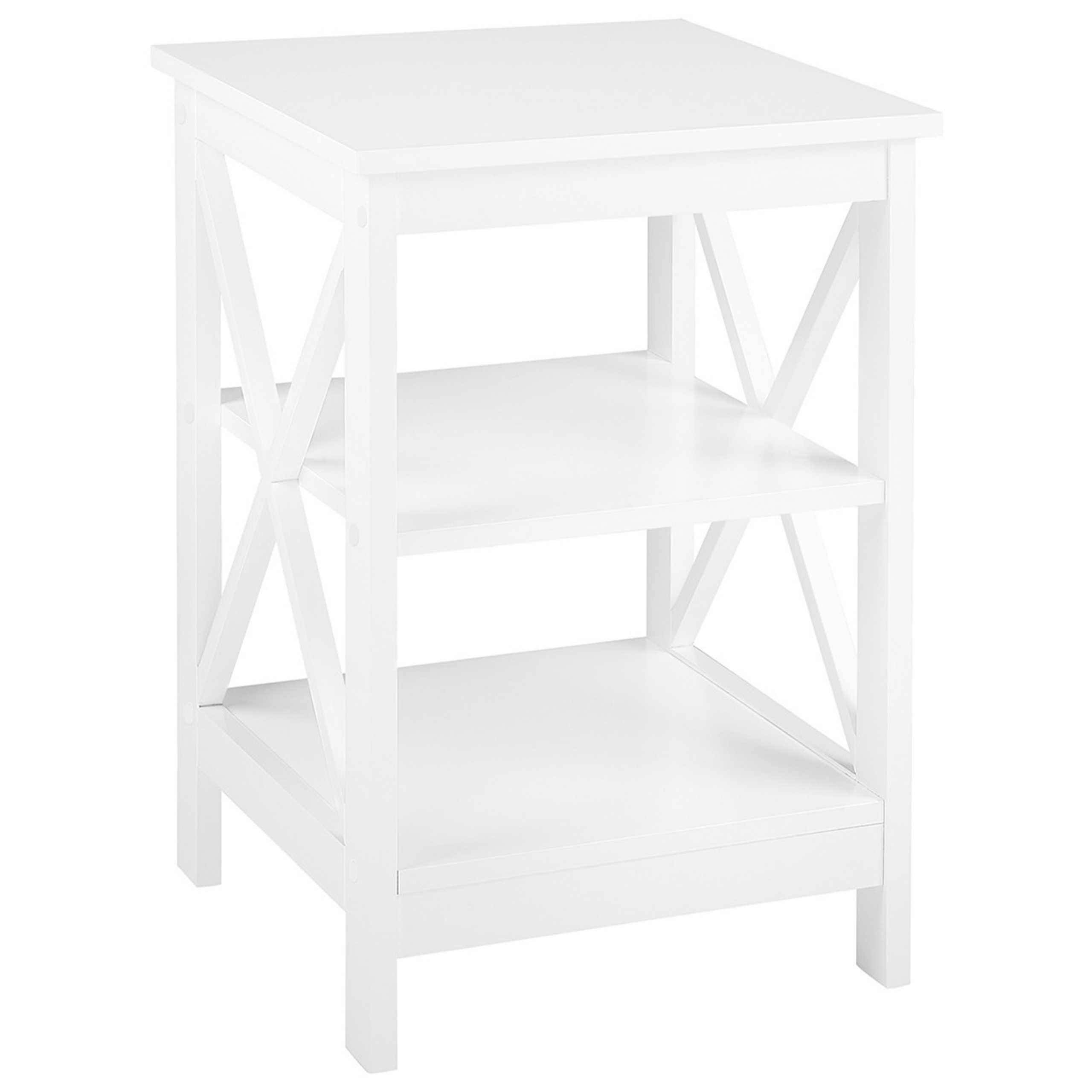 Sidobord FOSTER Vit