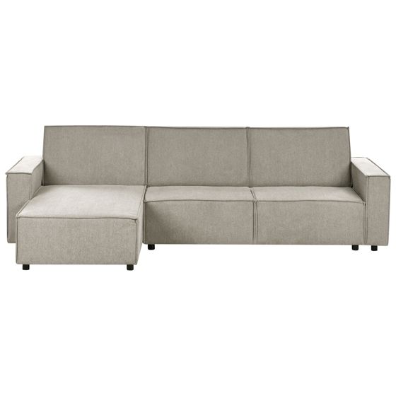 Hörnbäddsoffa ROMEDAL II Beige Högervänd