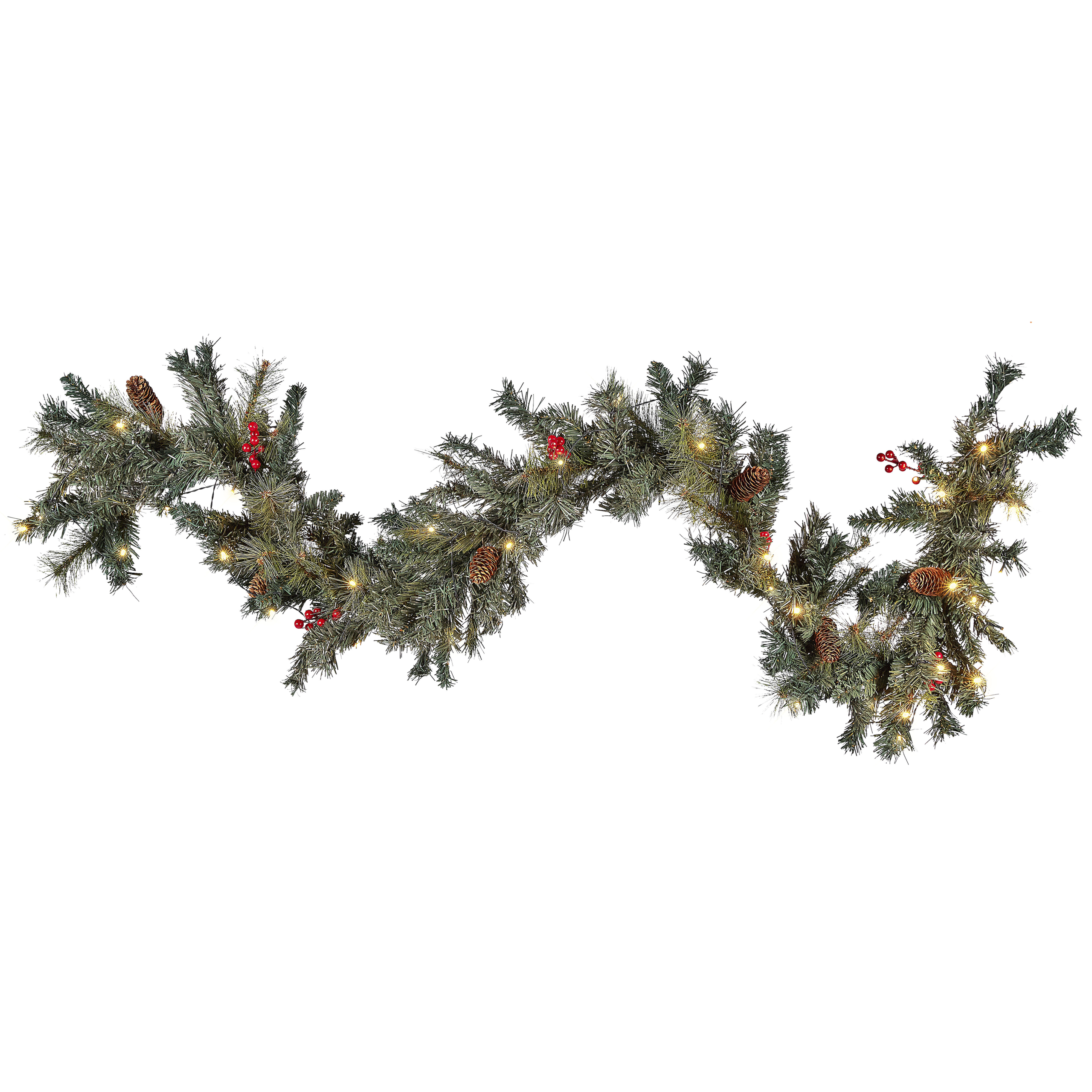 Julgirlang LED TENALA 180 cm Grön