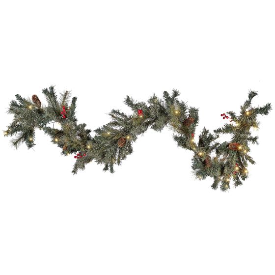 Julgirlang LED TENALA 180 cm Grön