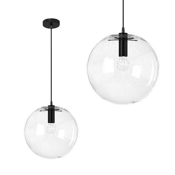 TOOLIGHT hängande taklampa APP307-1CP LASSI 25CM Svart 25x25x25cm