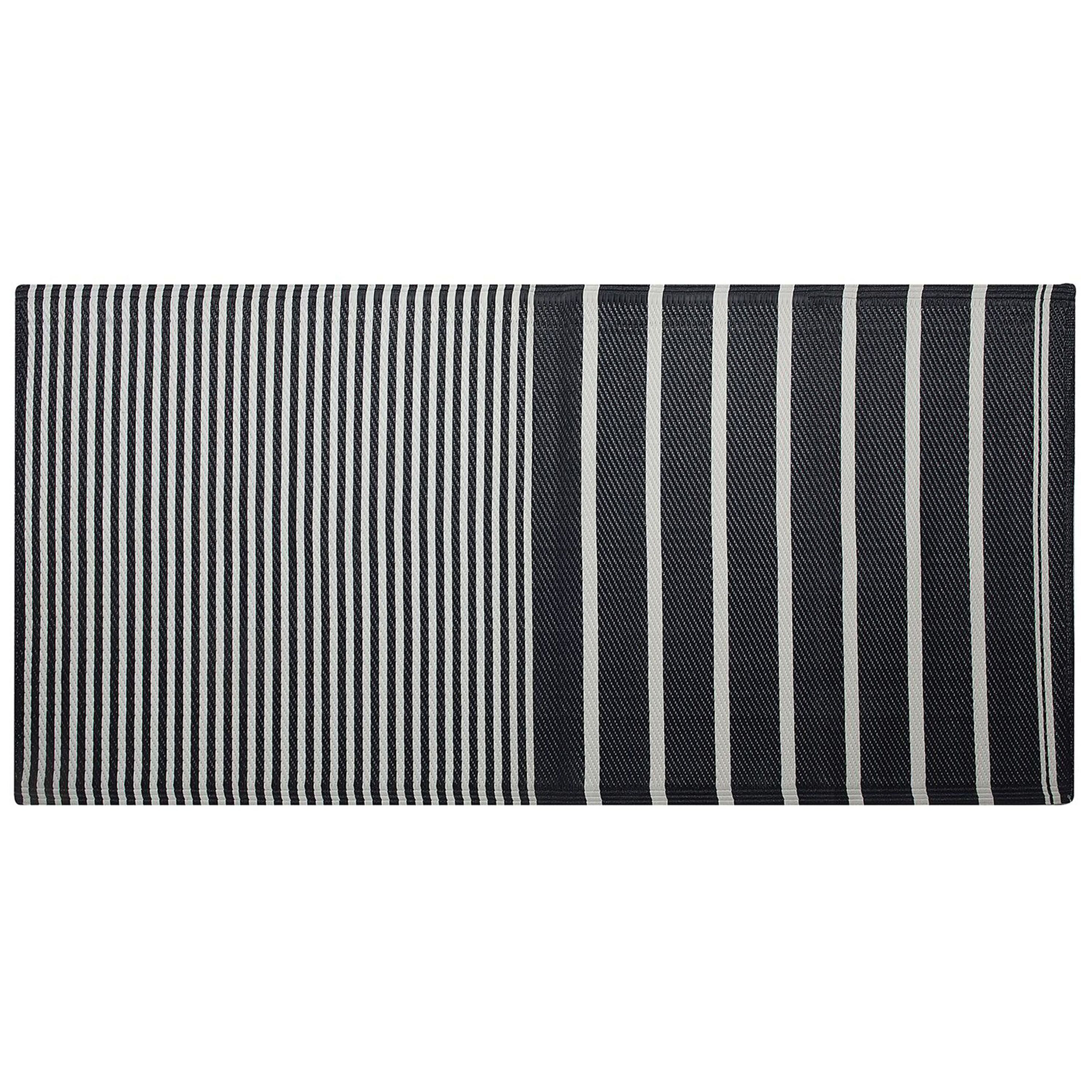 Utomhusmatta HALDIA Svart 90 x 180 cm