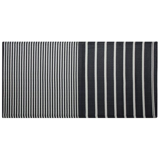Utomhusmatta HALDIA Svart 90 x 180 cm