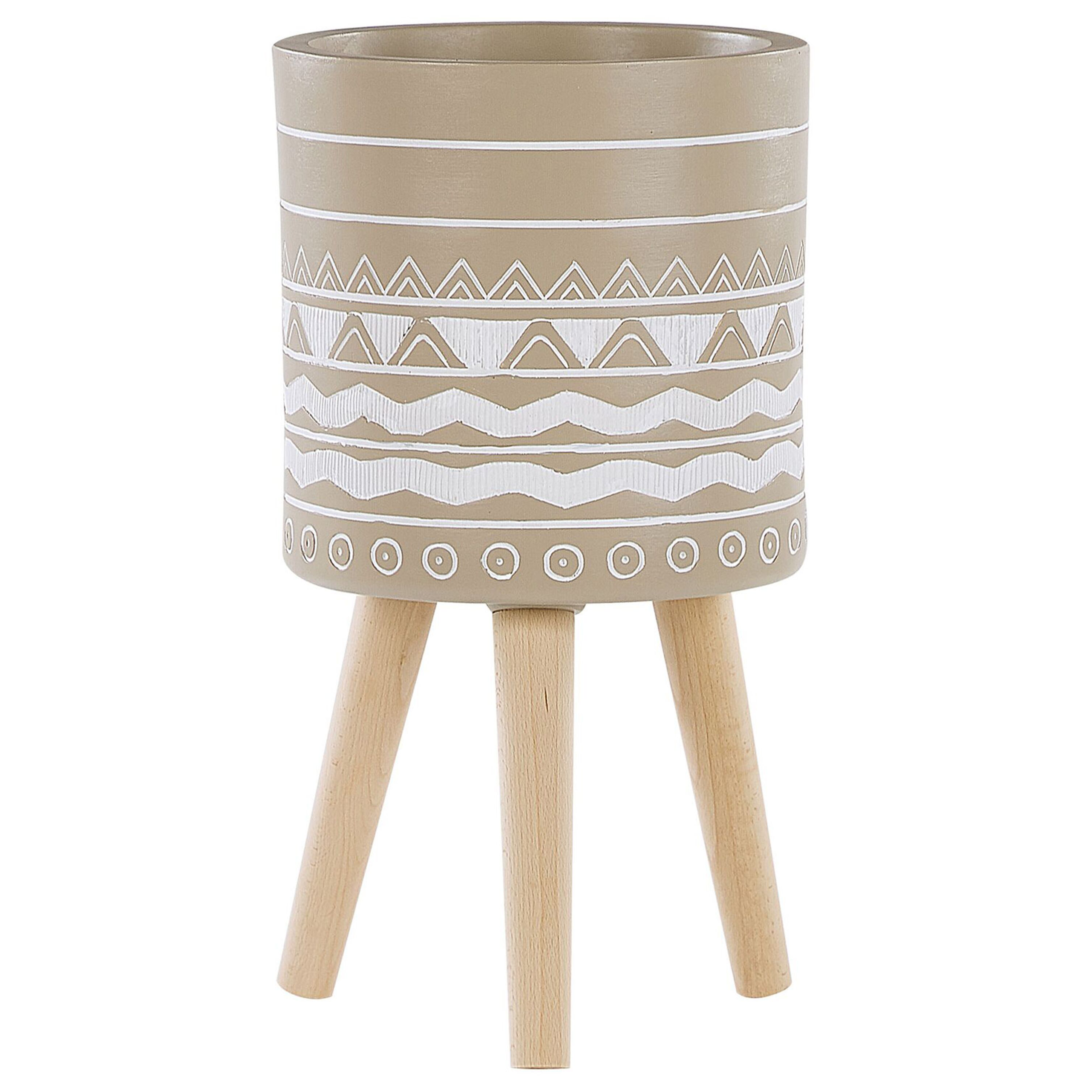 Upphöjd växtkruka MILINA 30 cm Beige