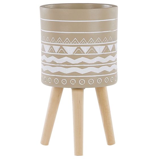 Upphöjd växtkruka MILINA 30 cm Beige